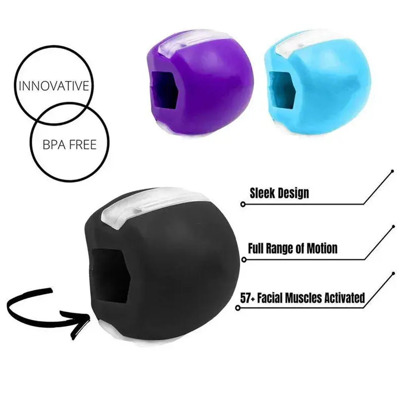 Fitness Ball Jaw Exerciser Facial Toner